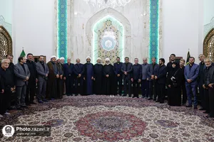 دیدار اعضای کمیسیون اصل ۹۰ مجلس شورای اسلامی با تولیت آستان قدس رضوی