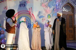 جشن تکلیف دختران تازه مکلف شده در حرم مطهر رضوی