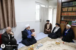 دیدار تولیت آستان قدس رضوی با نماینده ولی فقیه، علما و روحانیون در اهواز