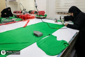 کارگاه دوخت لباس شیرخوارگان حسینی