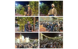 برگزاری مراسم یادبود درگذشتگان حادثه بندرعباس در میقات الرضا (ع) 