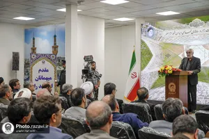 افتتاح پروژه ساماندهی نمای میدان قبله حرم مطهر رضوی-1