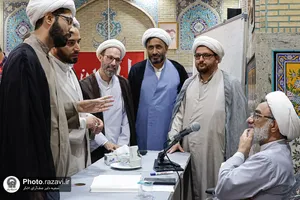 اعتکاف علمی طلاب در مدرسه تابستانی دارالعلم حرم مطهر رضوی-1