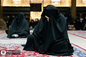 مراسم سوگواری دهه آخر صفر در اردوگاه باغ خاتون
