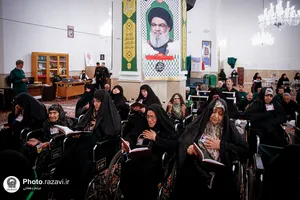 تشرف کاروان زیارتی معین الضعفا به حرم مطهر رضوی