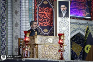 آئین بزرگداشت رهبر شهید انقلاب اسلامی در حرم مطهر رضوی