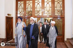 استقبال از شیوخ عشایر خوزستان در فرودگاه شهید هاشمی&zwnj;نژاد مشهد
