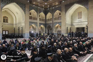 آیین بازگشایی بنای تاریخی مدرسه دو درب