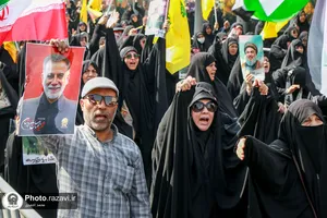 تشییع پیکر شهید نیلفروشان در مشهد