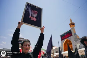 عزاداری روز عاشورای حسینی در حرم مطهر رضوی