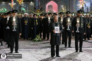 آئین خطبه&zwnj;خوانی شب شهادت امام حسین (ع) در حرم مطهر رضوی