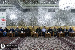 دیدار اساتید دانشگاه هنر تهران با تولیت آستان قدس رضوی