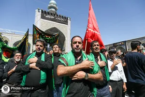 عزاداری روز شهادت امام رضا علیه&zwnj;السلام در حرم مطهر رضوی
