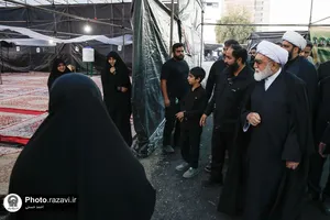 بازدید تولیت آستان قدس رضوی از مواکب بنیاد کرامت رضوی