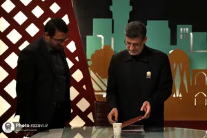 حضور مدیر عالی حرم مطهر رضوی در برنامه تلویزیونی &laquo;اشاره&raquo;