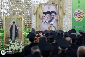 آیین اعطای احکام خدمه حرم مطهر رضوی