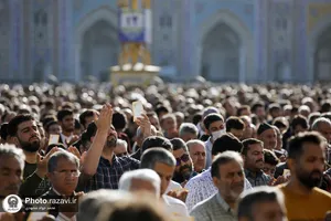 اقامه نماز عید سعید فطر در حرم مطهر رضوی - 2