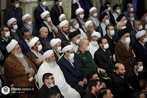 سخنرانی نوروزی رهبر معظم انقلاب در حرم مطهر رضوی