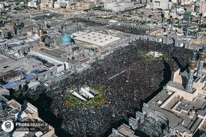 تشییع پیکر رهبر شهید انقلاب در مشهد مقدس-1