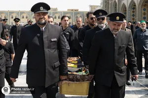 تشییع پیکر والده مکرمه آیت الله صدر حسینی
