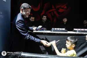 بازدید قائم مقام تولیت آستان قدس رضوی از موکب بنیاد بهره وری موقوفات