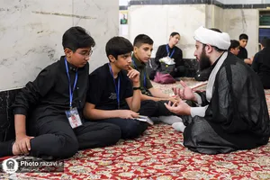 اعتکاف دانش &zwnj;آموزان مدارس امام رضا علیه&zwnj;السلام
