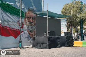 آماده&zwnj;سازی حرم مطهر رضوی در آستانه تشییع رهبر شهید انقلاب-2