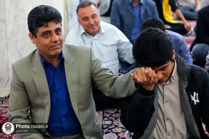 جشن تکلیف نوجوانان روزه اولی در حرم مطهر رضوی