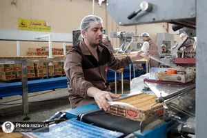 بازدید کارکنان آستان قدس رضوی از شرکت صنایع غذایی رضوی