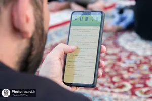 اجتماع دلدادگان اربعین در حرم مطهر رضوی