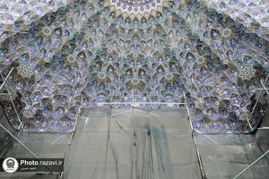 طراحی، ساخت و نصب مقرنس باب الهادی (علیه السلام)