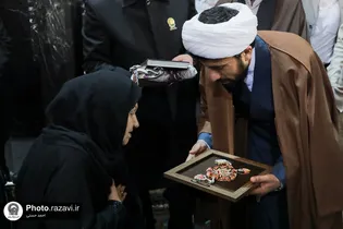 مراسم بزرگداشت شهید الداغی در حرم مطهر رضوی