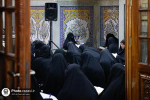 اعتکاف علمی طلاب در مدرسه تابستانی دارالعلم حرم مطهر رضوی-1