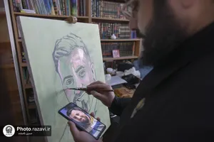 دیدار خدام حرم مطهر رضوی با خانواده شهدای لبنان