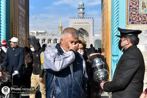 تشرف کاروان زیارت اولی بیماران خاص استان کرمان به حرم مطهر رضوی