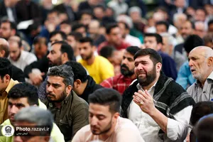 مراسم وداع با پیکر شهدای گمنام هشت سال دفاع مقدس در حرم مطهر رضوی