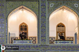 طنین&zwnj; الله اکبر در حرم مطهر رضوی