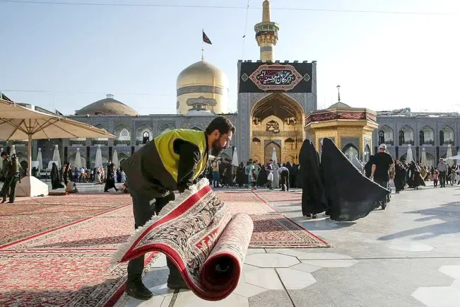 ثبت‌نام ۹۷ هزار نفر در طرح «نذر خدمت در بهشت» حرم مطهر رضوی