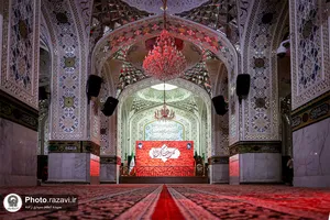 سیاه&zwnj;پوشی رواق دارالهدایه حرم مطهر رضوی