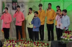 حرم مطهر رضوی در شب میلاد کریمه اهل‌بیت (س) جلوه‌ای از نور و سرور بود