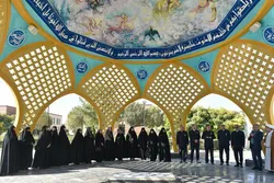 بازدید خدام و کارکنان آستان قدس از زائرشهر و زائرسرای رضوی