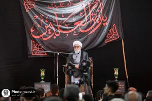 حضور تولیت آستان قدس رضوی در مراسم عزاداری افغانستانی&zwnj;های مقیم مشهد