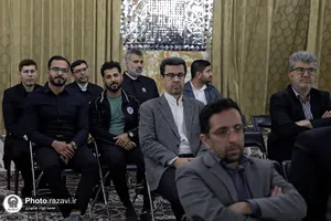 دیدار جمعی از ورزشکاران با تولیت آستان قدس رضوی
