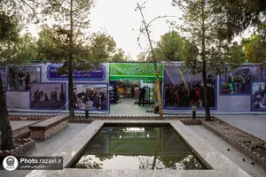 حضور قائم مقام تولیت آستان قدس رضوی در مواکب مسیر قوچان
