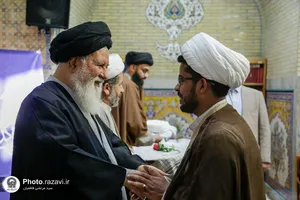 عمامه&zwnj;گذاری طلاب دانشگاه علوم اسلامی رضوی