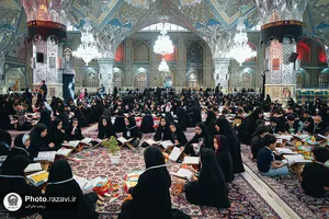 ویژه برنامه فرشتگان مقاومت در حرم مطهر رضوی-۱