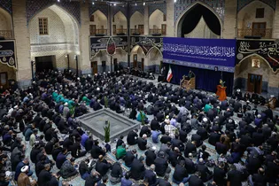 عزاداری ایام پایانی ماه صفر در حرم مطهر رضوی-۲