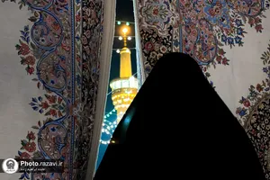 حال و هوای حرم مطهر رضوی در ایام میلاد امیرالمومنین علیه السلام