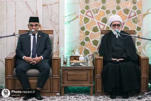 دیدار هیئت بلندپایه کشور اندونزی با تولیت آستان قدس رضوی