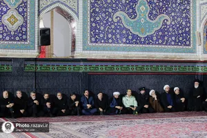 آئین خطبه&zwnj;خوانی شب عاشورا در حرم مطهر رضوی-1